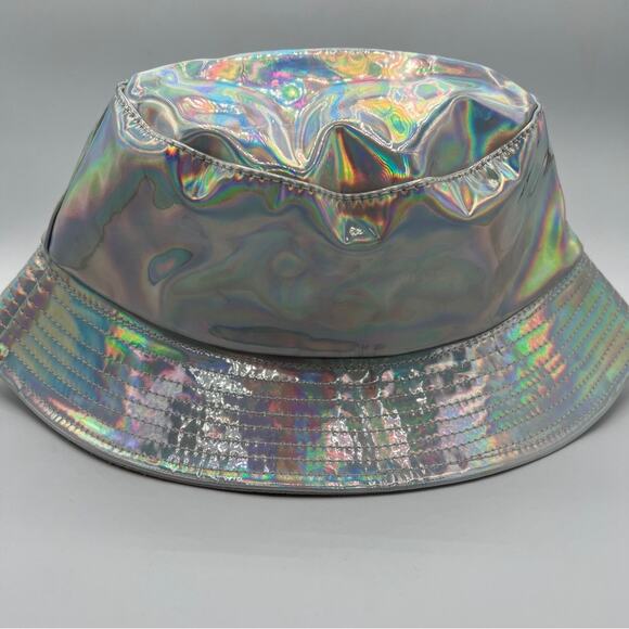 Bundle of 4 Rave Festival Bucket Hats Mushrooms Checkered Reflective Avocado - Picture 5 of 12